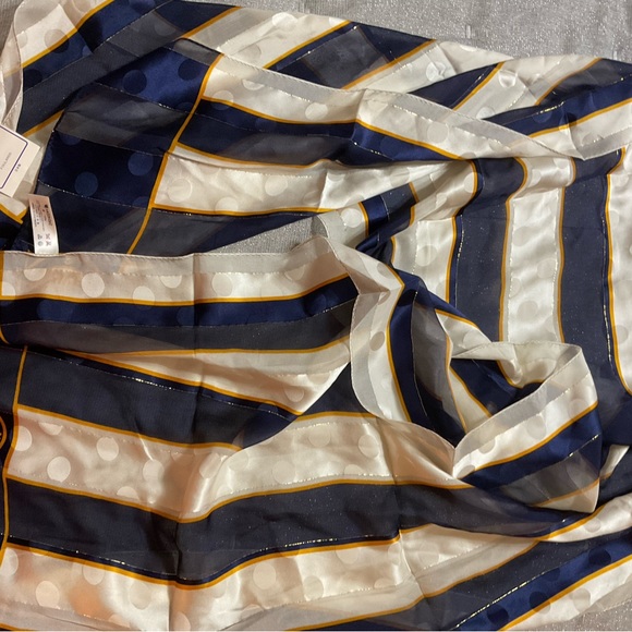 Givenchy 100% authentic nwt silk long scarf - Picture 2 of 3